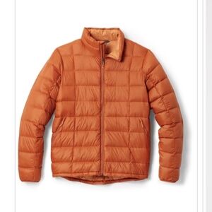 REI  woman's Down Jacket,  orange, plus Size- 3xl New with tags